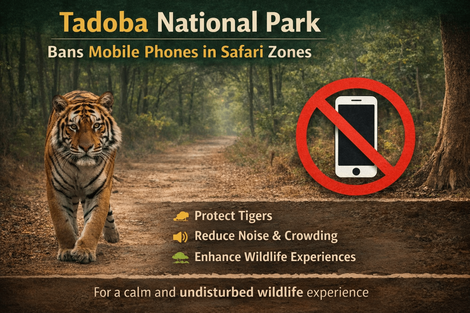 Why Tadoba Banned Mobile Phones For Tourists