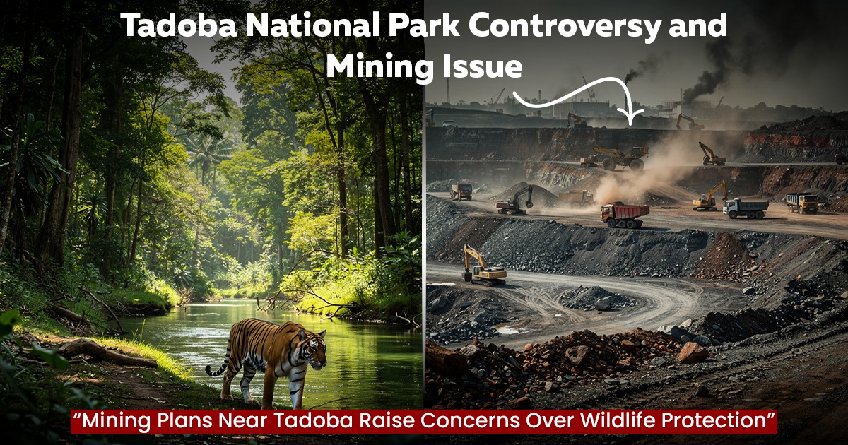 Tadoba National Park Controversy And Mining Issue