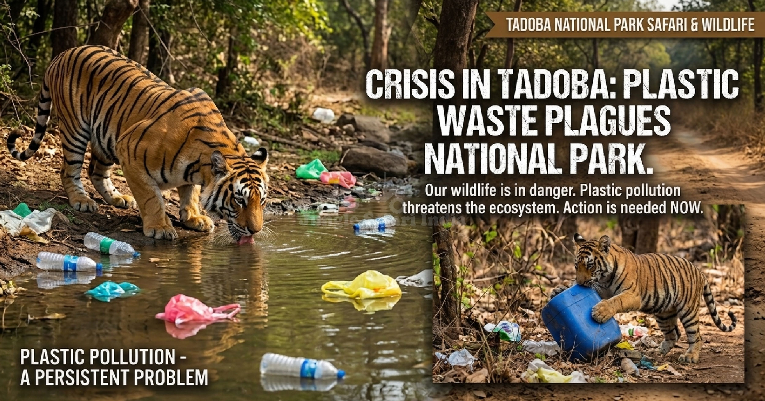 Plastic Waste Issue In Tadoba National Park