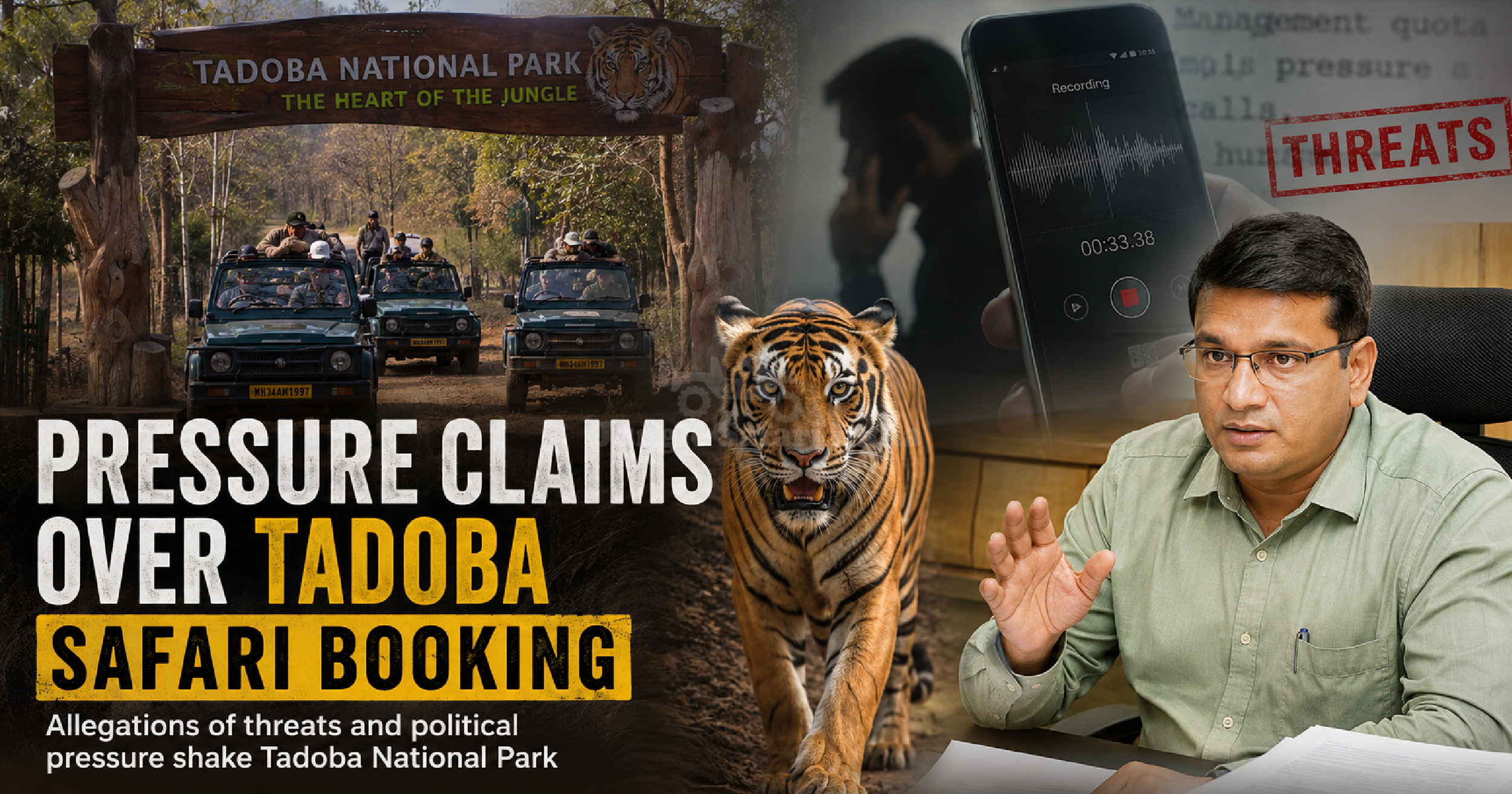 Pressure Claims Over Tadoba Safari Booking